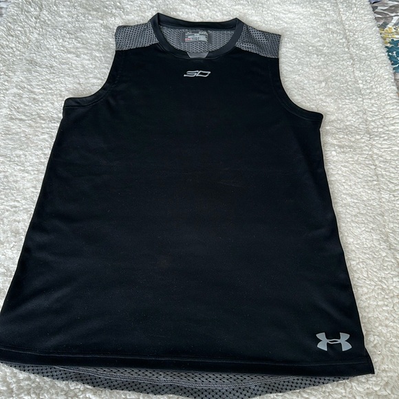 Mens Under Armour Locker Tank Top Sleeveless T-Shirt - Picture 1 of 12